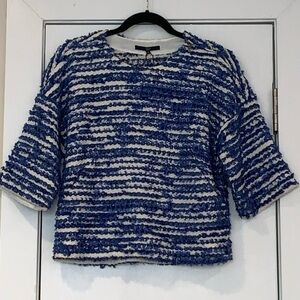 NWT Tibi Chenille Tweed Kimono Sleeve Top XS